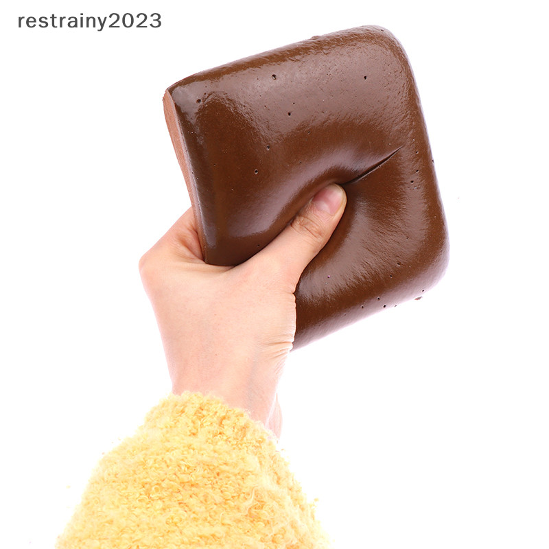 [restrainy] ของเล่นบีบสกุชชี่ สกุชชี่ รูปขนมปังปิ้ง แบบนิ่ม บรรเทาความเครียด สําหรับงานปาร์ตี้