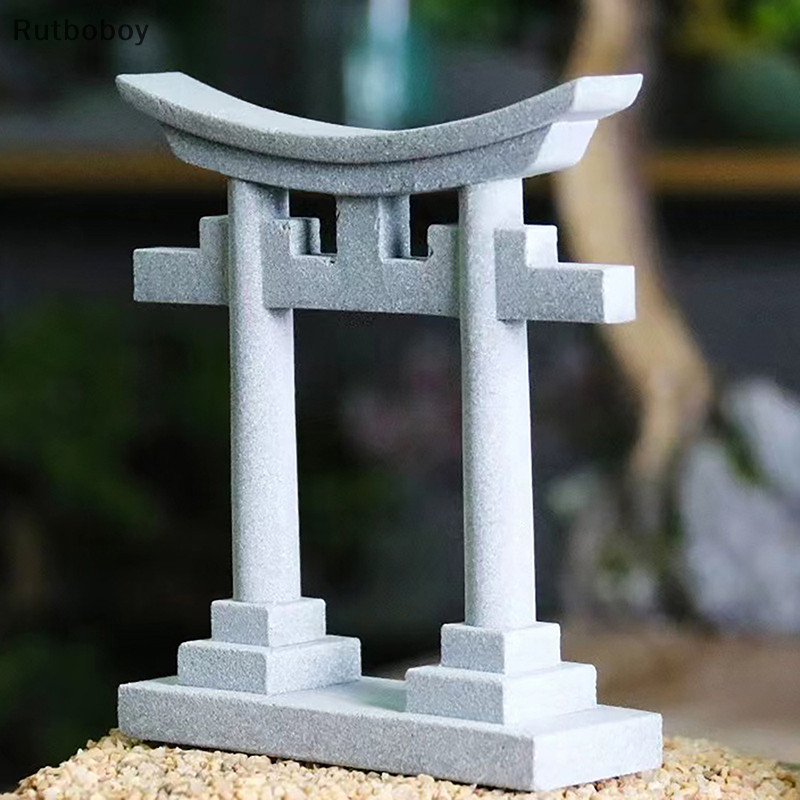 [Rut] Torii ประตูหินทรายจําลอง ขนาดเล็ก สไตล์ญี่ปุ่น สําหรับตกแต่งตู้ปลา สวน ศาลเจ้า สวนภูมิทัศน์ COD ราคา ถูกที่สุด ดีลบีเคเค แกลเลอรีภาพที่ 4