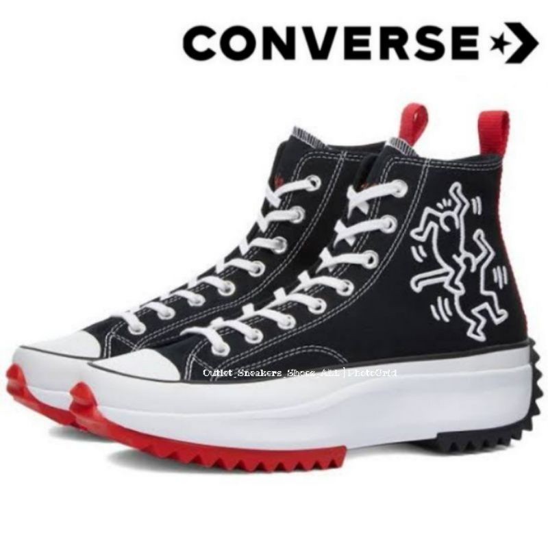 Converse converse x keith haring run star hike high top