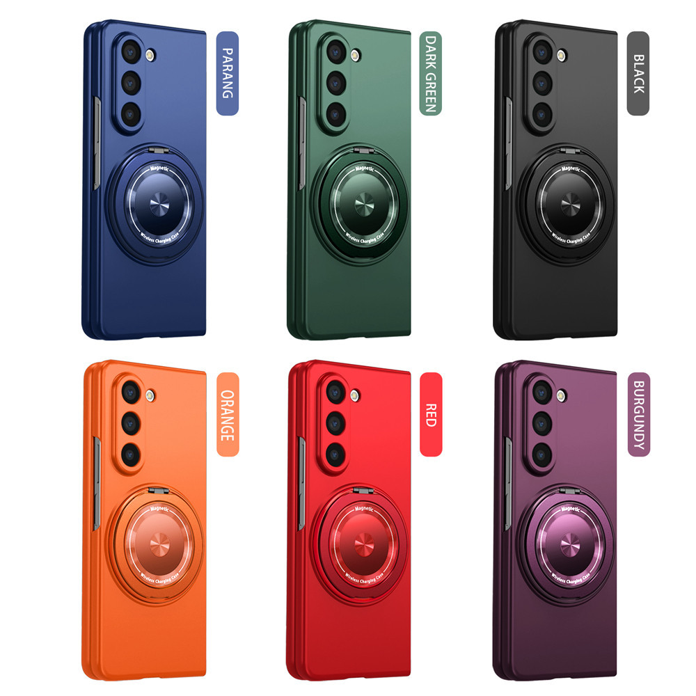 Aesthetic Magnetic Casing Z Fold7 Fold6 Fold5 Fold4 Unique Design Classic สําหรับ Samsung Galaxy Z F