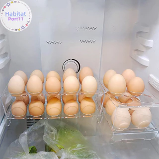 Habitatport 6/10 หลุมภาชนะเก ็ บไข ่ ที ่ วางตู ้ เย ็ น Display Organizers th