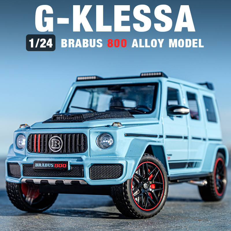 [GT-M] โมเดล สเกล 1/24 Mercedes Benz Brabus 800 รถเหล็ก off-road อุปกรณ์เสริมรถชุดเด็กคริสต์มาสขนาดใหญ่รถของเล่น