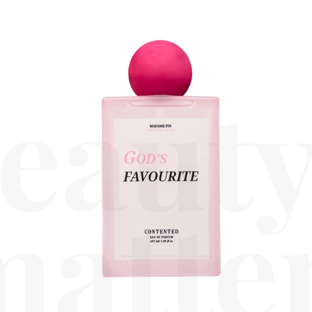 (ชมพู่ชมพู) น้ำหอมมาดามฟิน X ชมพู่ น้องเกล GOD's FAVOURITE Madame Fin X Chompoo Araya Contented 55ml. แท้100% Perfume