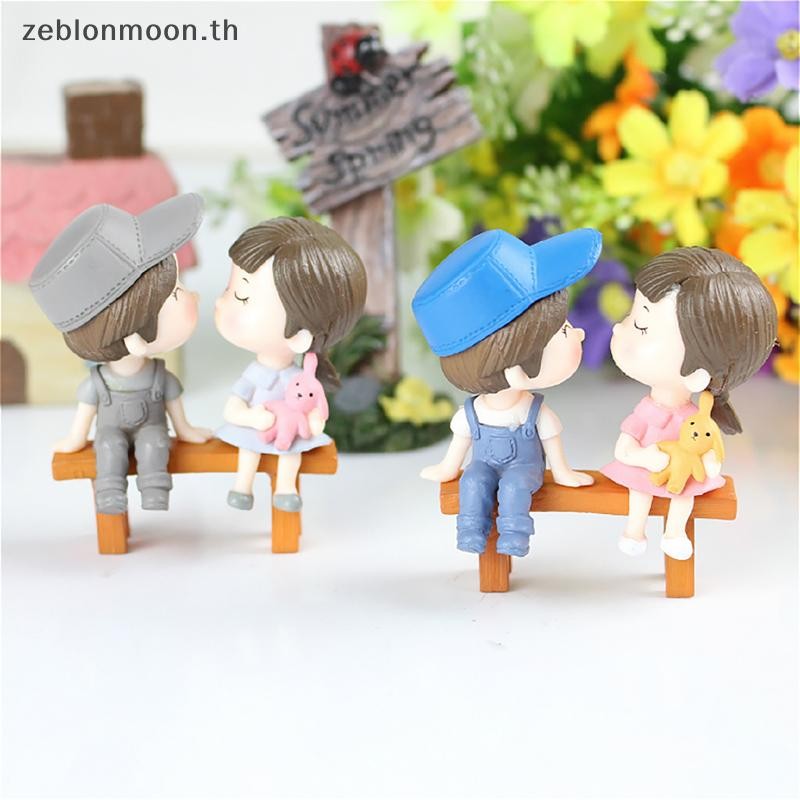 [Hm] 2ชิ้นของขวัญวันวาเลนไทน์สําหรับแฟนแฟนคนรักคู่จูบตุ๊กตาเรซิ่นของขวัญแต่งงานสําหรับแขกของขวัญเพื่อนเจ้าสาว {ไทย}