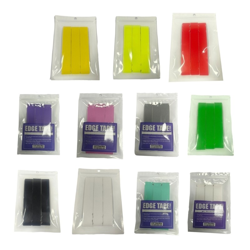 HIk 3 ชิ้น Pickleballs Paddles เทปป้องกันแร็กเก็ตขอบเทปป้องกัน Paddles Head EDGE Guard Protector ง่าย Inst