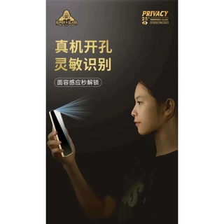 กล่องละ 10 ชิ้น สีดำ ฟิล์มกระจกกันมอง Black King Kong ESD 25°Privacy Glass IPHONE 10pcs A box