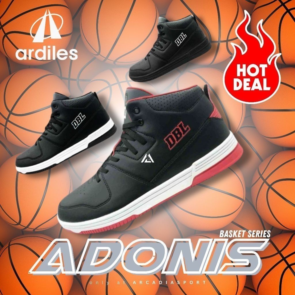 ARDILES ADONIS ORIGINAL ARCADIA SPORT BASKETBALL SHOES LAMPUNG