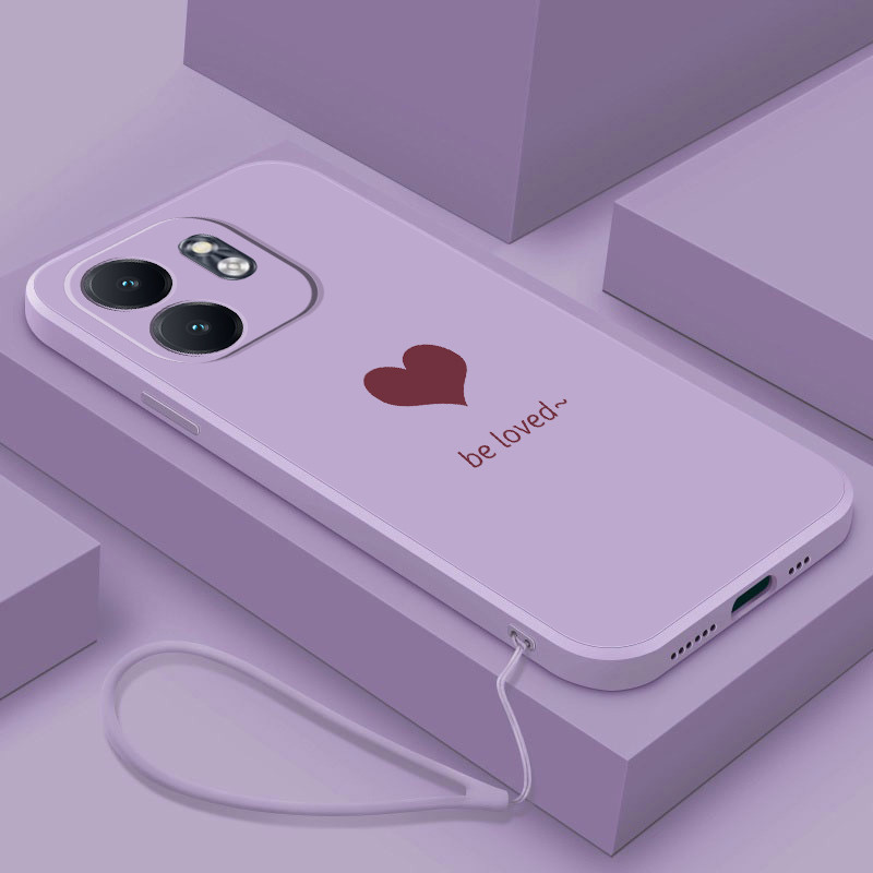 Infinix X6532 X6532C X6531 X6531B Stylish Love Heart ยางฝาครอบโทรศัพท์ Liquid Silicon Case ปลอกกันกร