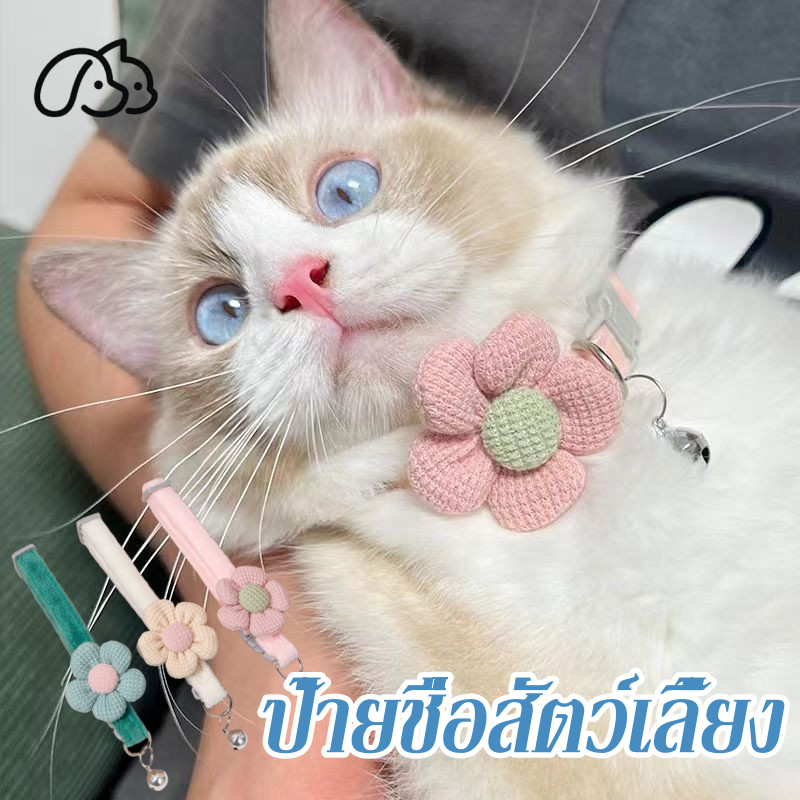 ป้ายชื่อสัตว์เลี้ยง ป้ายชื่อแมว ปลอกคอ ลายผลไม้ **แจ้งสีทางแชท**