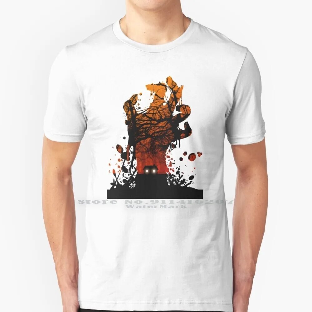 Evil Hand T เสื้อผ้าฝ้าย 100% Evil Dead Evil Dead Bruce Campbell Ash Williams Necromicon Army Of Dar