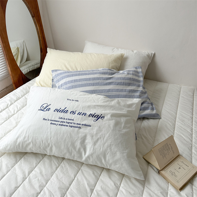 Ins Style Hokkaido ปลอกหมอน ผ้าฝ้าย 100% 800TC คุณภาพสูง