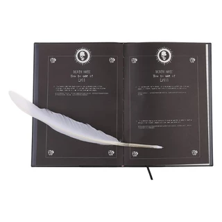 สมุดโน้ต death note เดธโน้ต พร้อมปากกาขนนก ขนาด20.7*14.7CM
