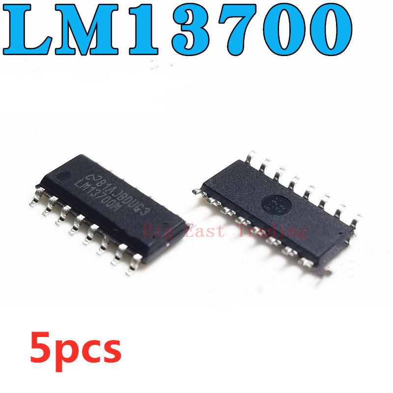 5pcs LM13700M SOP-16 LM13700MX SOP16 LM13700 SOP SMD,รับประกันคุณภาพ