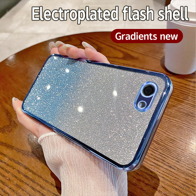 สําหรับ OPPO A83 กรณีกันกระแทก TPU Electroplated Glitter เคสโทรศัพท์สําหรับ OPPO A83 ฝาหลัง