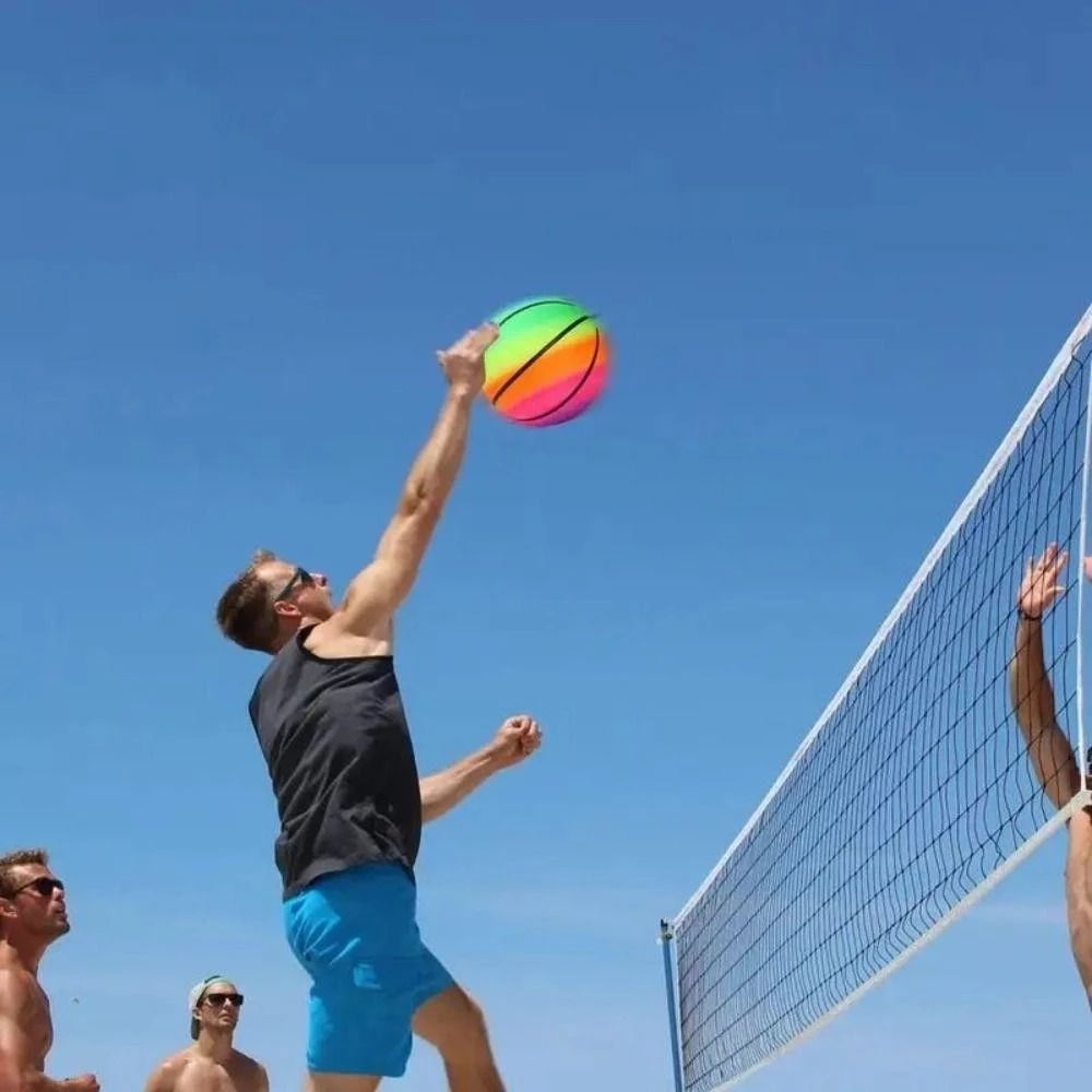 ลูกบอลชายหาดสีรุ้ง WAY2TOP บอลวอลเลย์/ฟุตบอล ของเล่นกีฬาเด็ก thumbnail 4