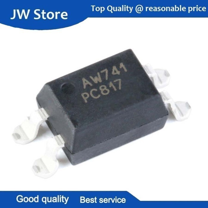 เครื่องมือชิ้นส่วน PC817 EL817 817 OptoCoupler SMD SOP4