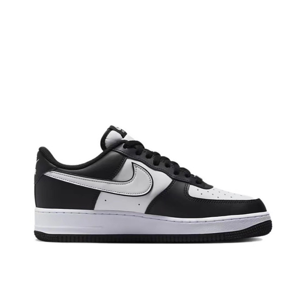 ♞Air Force 1 Low Panda Black and white sports shoes
