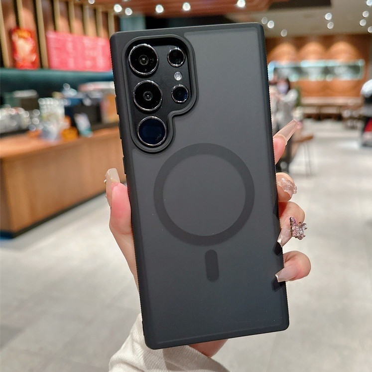 เคสผิวด้าน เคส แม่เหล็ก ชาร์จได้ สำหรับ SAMSUNG A06 A55 A16 S24FE A56 A36 S25 S23 S24 ultra S25fe S25ultra FE เคสมือถือ