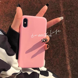 SET03 Siliconeกำมะหยี่ เคสซิลิโคนสีพื้นกำมะหยี่ เคสสำหรับรุ่นไอโฟน11-17ProMax