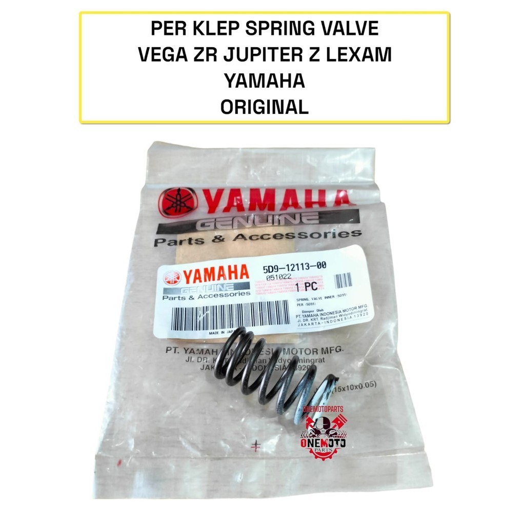 SPRING VALVE VEGA ZR JUPITER Z LEXAM YAMAHA ORIGINAL 5D9-12113-0000