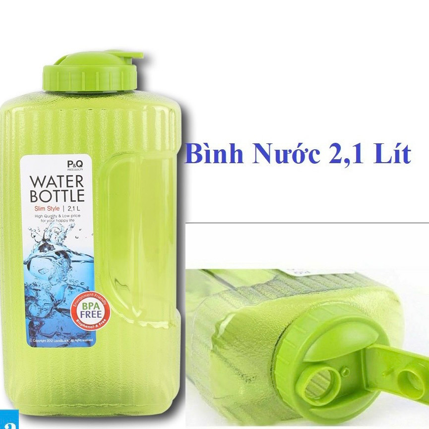 LOCK & LOCK Lock Water Bottle&Lock Water Bottle P-00052 HAP736 (2.1L) - สีสุ่ม
