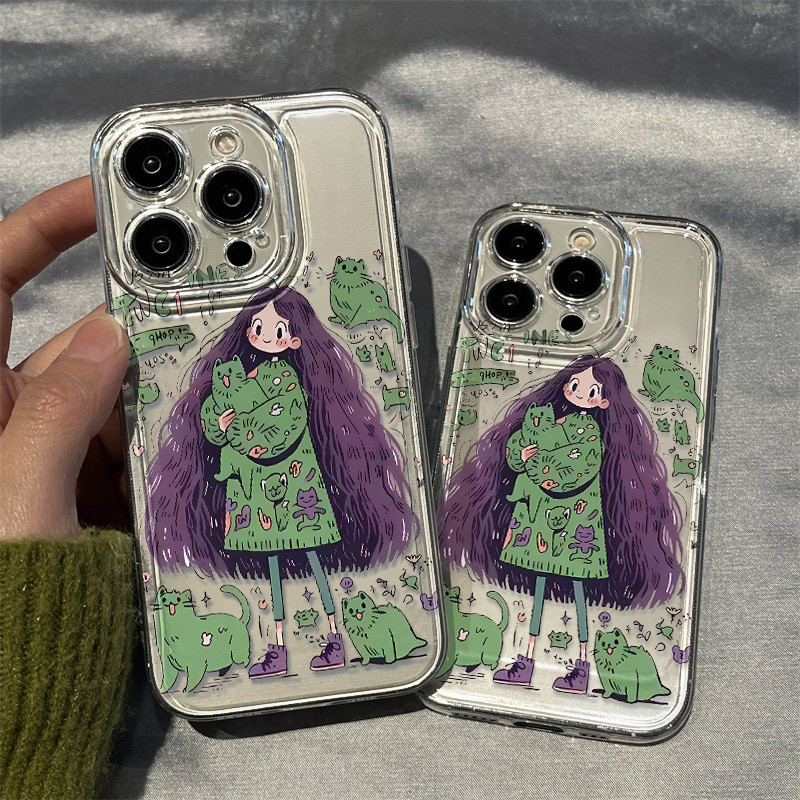 Space Case for OPPO A18 A38 A17K A76 A16 A60 A98 A78 A79 A15 A17 A54 A57 A77 A74 A95 A11X Clear กันกระแทก TPU เปลือกนิ่ม