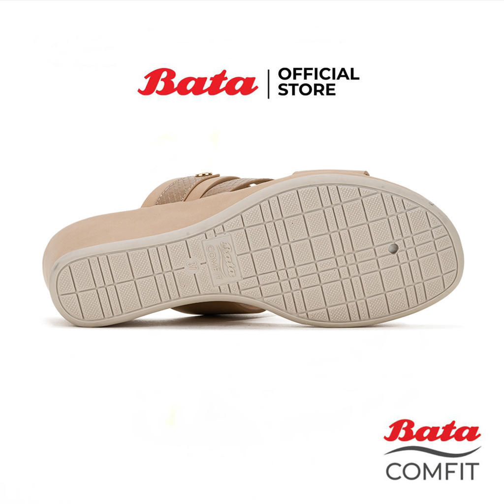 Bata บาจา Comfit รองเท้าเพื่อสุขภาพแบบสวม พร้อมเทคโนโลยี Wellness  สำหรับผู้หญิง รุ่น CAPRIY สีคาลาเมล 7013097