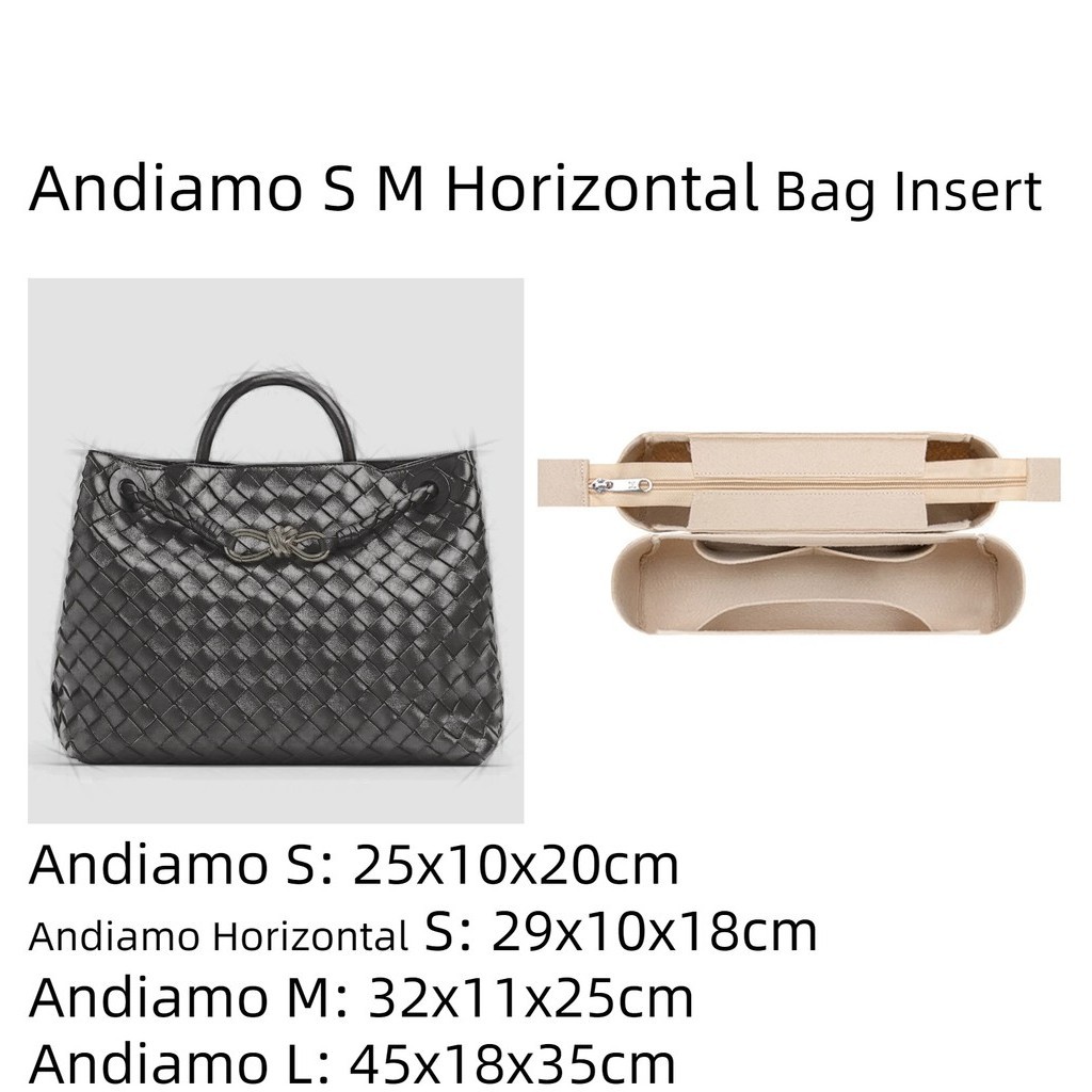Andiamo กระเป๋าผ้าสักหลาด สําหรับใส่จัดเก็บอุปกรณ์ -BV004