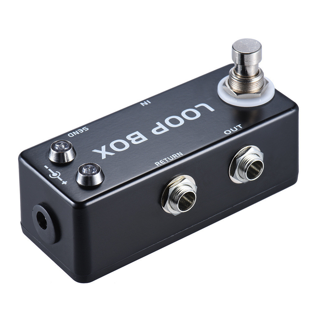 Mosky Mini กีตาร์เหยียบ Loop Route Selection TAP SWICTH DUAL SWITCH โปรเซสเซอร์ Peais De Guitarra lo