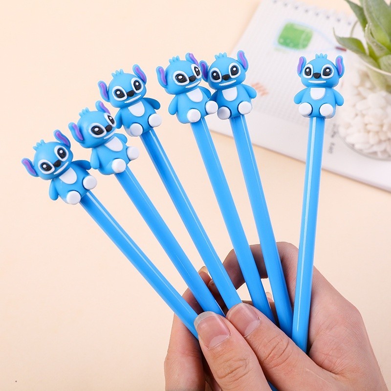 Creative Soft ซิลิโคน Stitch ตุ ๊ กตาเขียนเจลปากกา Creative Stitch การสร ้ างแบบจําลอง Neutral ปากกานักเรียนปากกาลายเซ ็ น