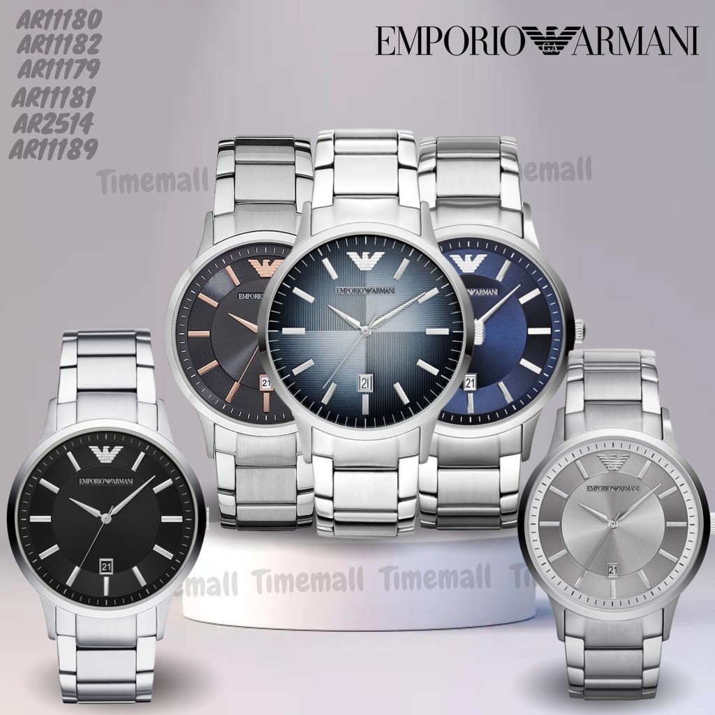 TIME MALL นาฬิกา Emporio Armani OWA349 นาฬิกาผู้ชาย นาฬิกาข้อมือผู้หญิง แบรนด์เนม  Brand Armani Watch AR11179