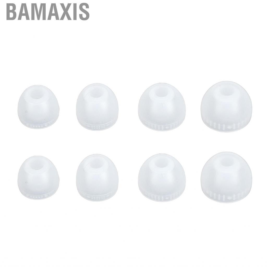 Bamaxis Replacement Ear Tips Breathable Silicone Eartips 4.0mm Inner Hole 4 Sizes Pairs Noise Cancelling for SP510 WF 1000XM3