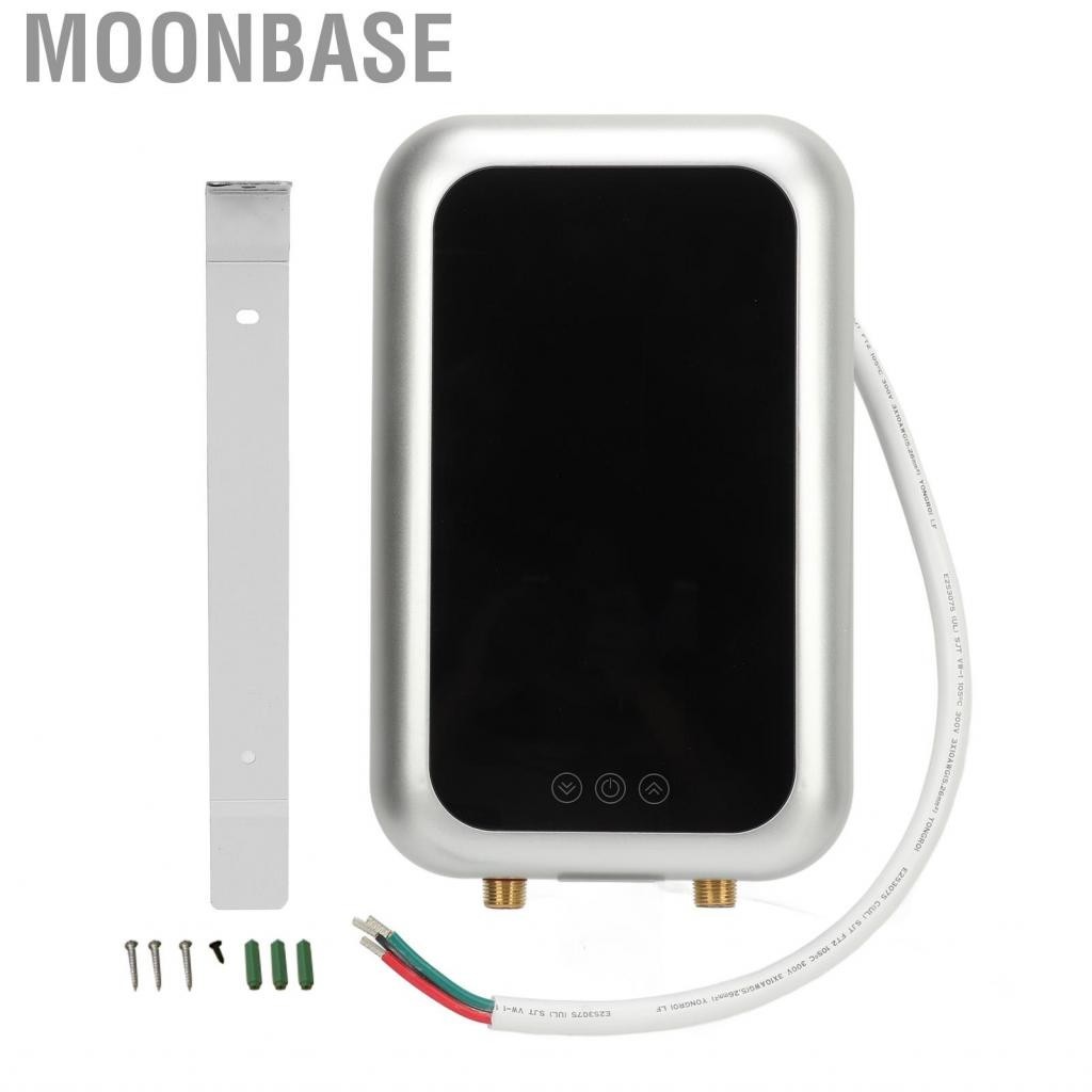 Moonbase Electric Tankless Water Heater Automatic Mini Hot With Display 9KW