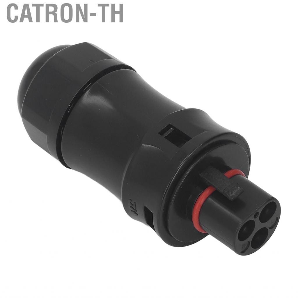Catron-th Strong Electrical Conductivity Micro Inverter Male Connector 3 Pin Waterproof Power for Hoymiles Deye Auxiliary