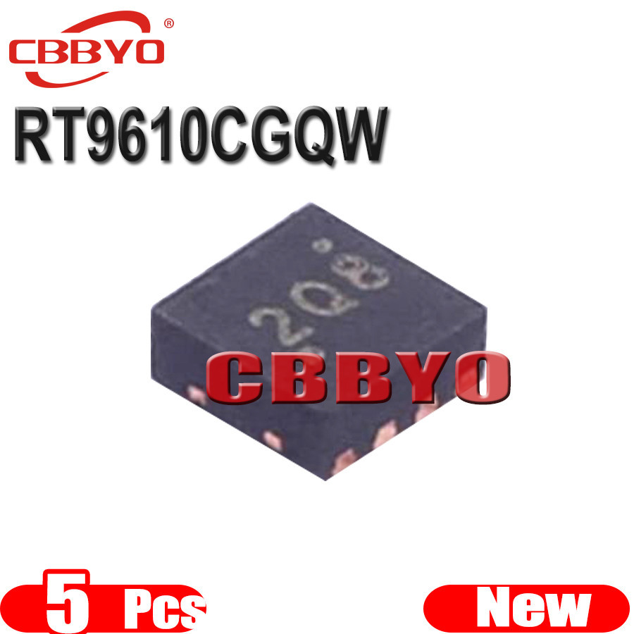 5 ชิ้นใหม่เอี่ยม RT9610CGQW RT9610C (2QW 2QK 2QE 2Q...) Qfn-8