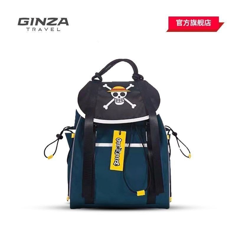★One Piece★Ginza Co-Branded กระเป๋าเป้สะพายหลัง กระเป๋านักเรียน ความจุขนาดใหญ่