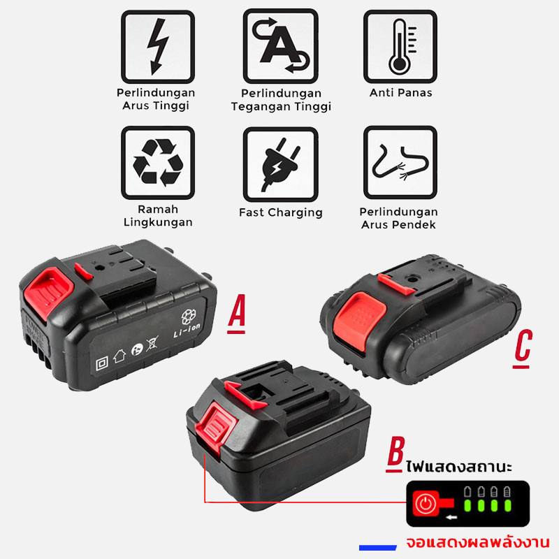 Makita batteries แบต 98/48 โวลล์ แบต สว่านแบตเตอรี่ สว่านไร้สาย  สว่าน สว่านแบตเตอรี่ แบตเตอรี่ Li-I
