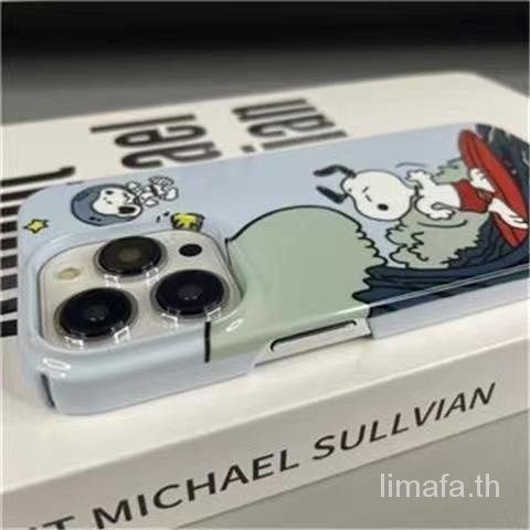 เคสโทรศัพท์มือถือแบบแข็ง ลายการ์ตูนสนูปปี้น่ารัก สําหรับ Iphone 15promax xr x xsmax 13promax 11promax 12promax 8plus 14promax 12mini 13mini 14plus