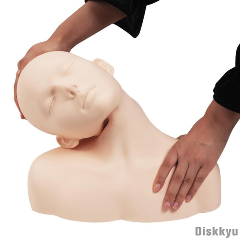 [Diskkyu] หุ่นหัวตุ๊กตา แบบนิ่ม สําหรับฝึกแต่งหน้า สปา