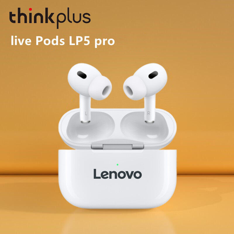 Lenovo LP5 Pro หูฟัง TWS หูฟังบลูทูธ ไร้สายบลูทูธ 5.1 เวอร์ชันใหม่ พร้อมไมค์ IPX5 พร้อมไมโครโฟน สําห
