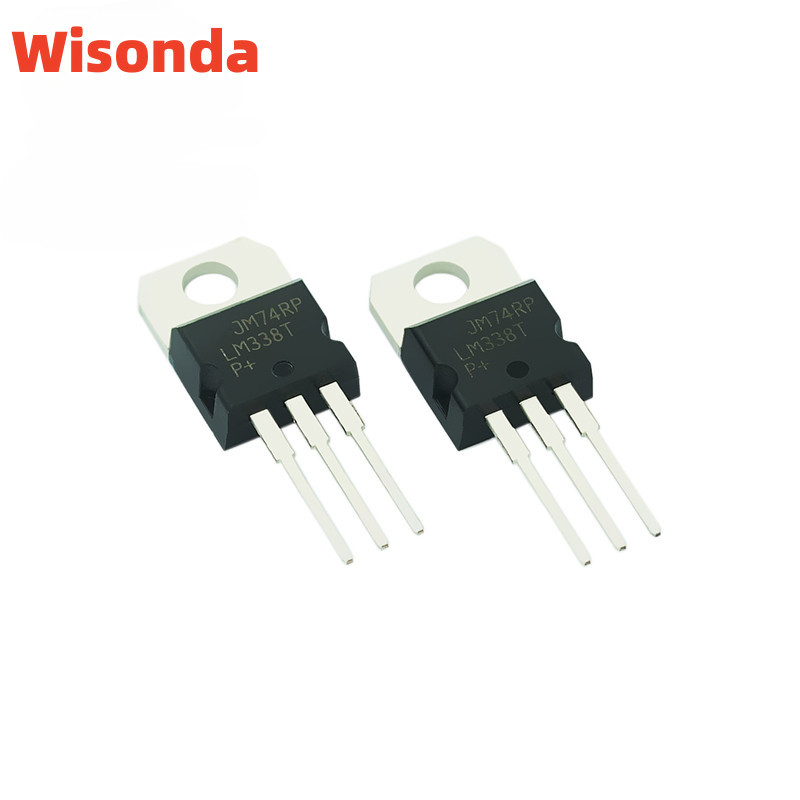 LM338T NS TO220 ตัวควบคุมแรงดันไฟฟ้าแบบสามสิ้นสุดแบบปรับได้ตัวควบคุมแรงดันไฟฟ้าหลอด