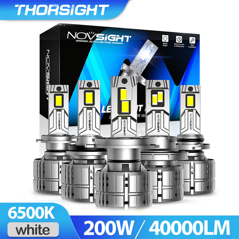Thorsight x Novsight N60 Car Led Headlight ไฟหน้ารถ LED ไฟตัดหมอกหลอดไฟรถยนต์ 200W 40000LM