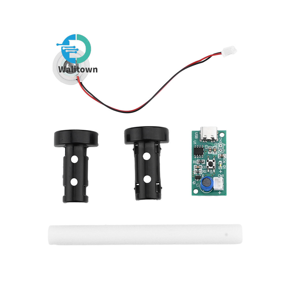 Dc5v Ultrasonic Nebulizer Humidifier โมดูลสเปรย์อุปกรณ์เสริม DIY ชุดอินเทอร์เฟซ Type-C