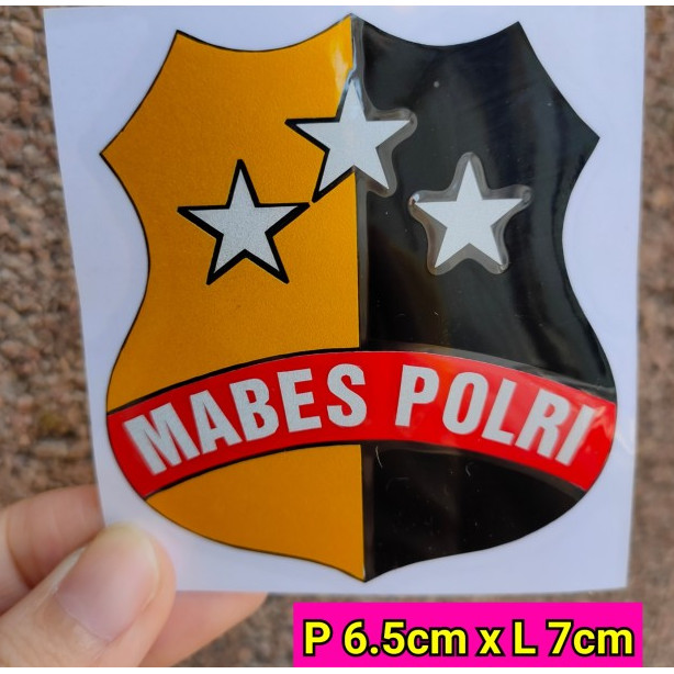 CUTTING STICKER MOTORCYCLE CAR POLICE CAR EMBLEM STICKER GLASS VISOR