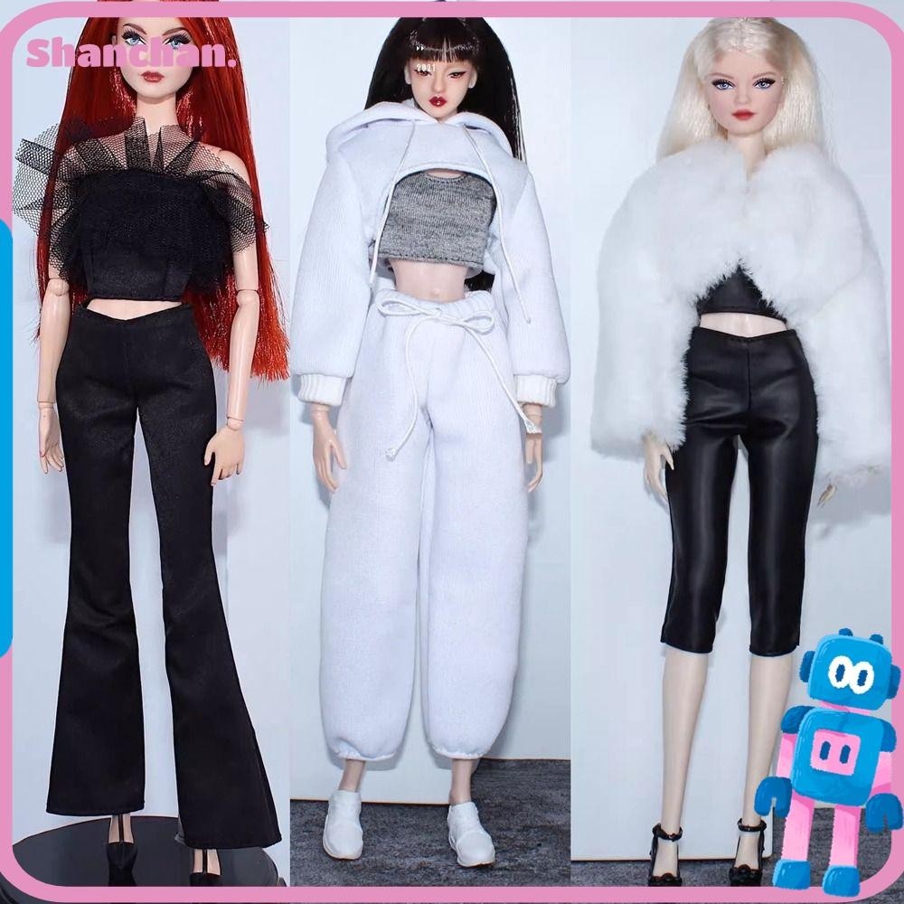 Shanchan ชุดเดรสกางเกงลําลอง 8 แบบ 11.5 นิ้ว 1/6 BJD สําหรับตุ๊กตา