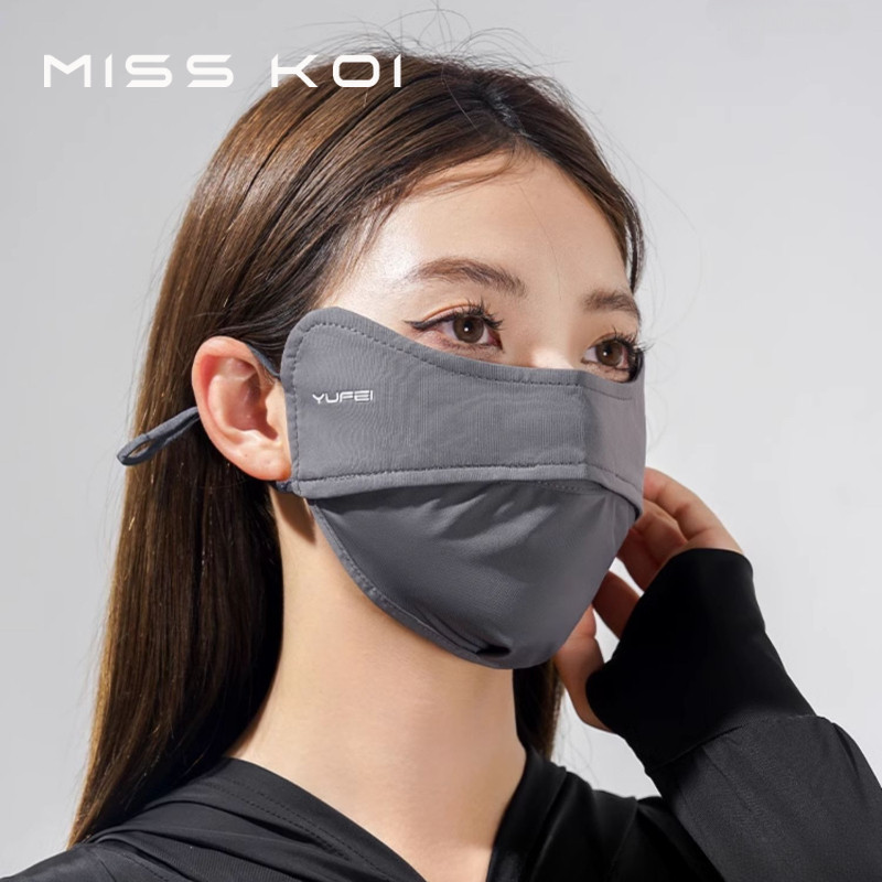 Misskoi [พร้อมส่ง] หน้ากากกันแดด ป้องกันดวงตา ระบายอากาศ ป้องกันรังสีอัลตราไวโอเลต สําหรับผู้หญิง