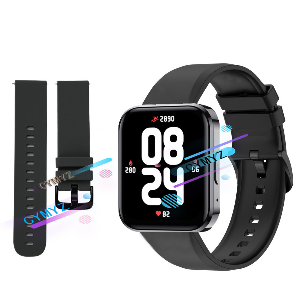 สายนาฬิกาข้อมือซิลิโคน สําหรับ realme DIZO Watch D plus realme Techlife DIZO Watch D Talk Smart Watc