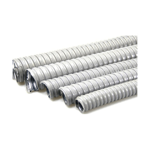 room_shop101 V.E.G.ท่ออ่อนเหล็กกันน้ำ 1/2 10M/ม้วน สีเทา