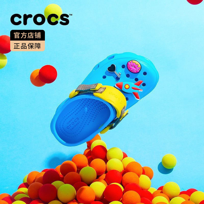 Crocs คลาสสิกเด็กใหม่รองเท้าชายหาดรองเท้าหลุมเด็ก | 207458