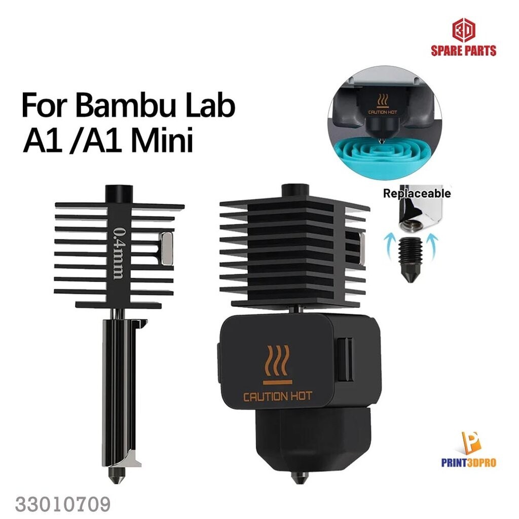 Hotend Kit For Bambulab A1 Mini Nozzle For Bambulab A1 Hotend Bambu Lab